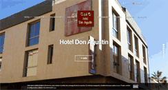 Desktop Screenshot of hoteldonagustin.com